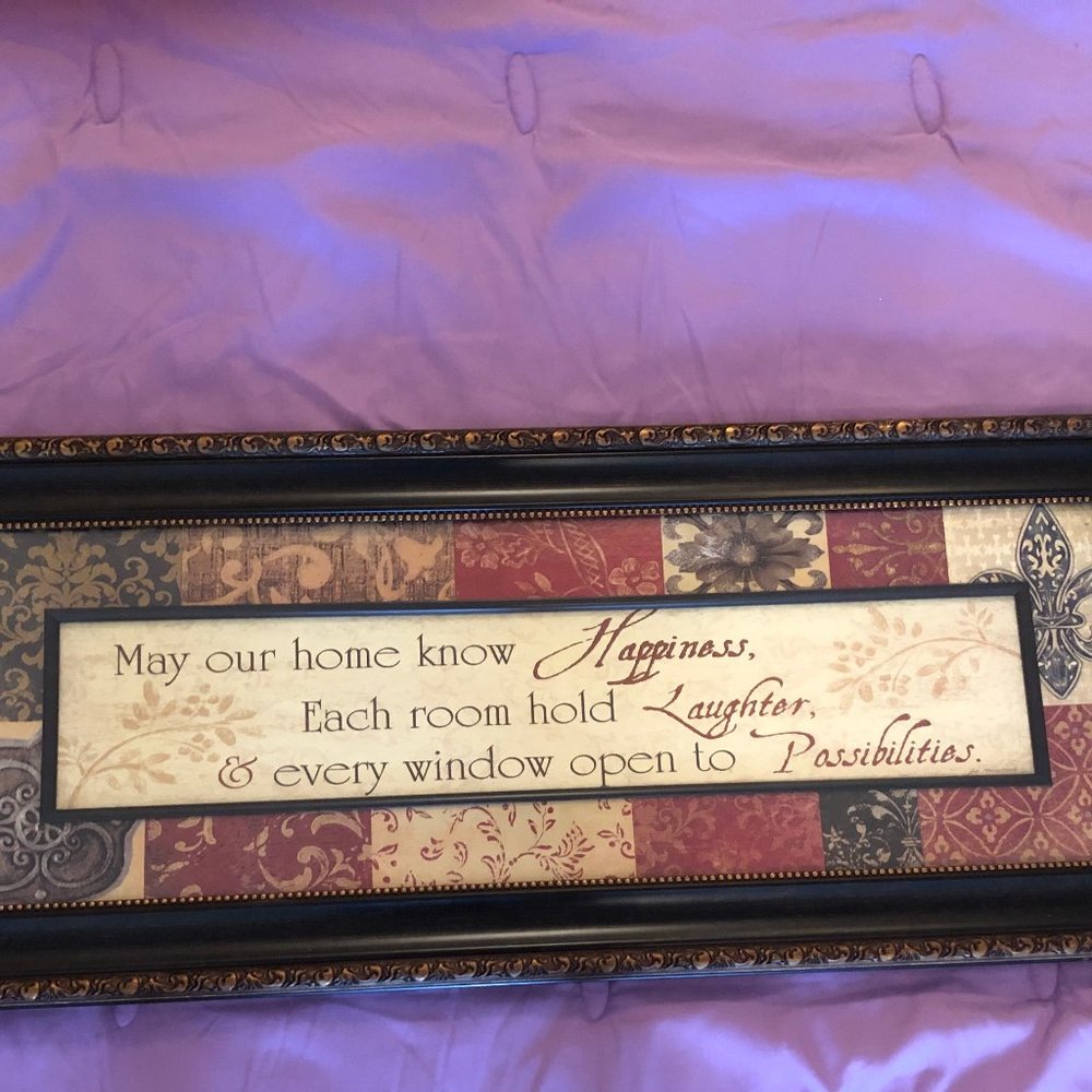 Kirklands' Wall Art Saying